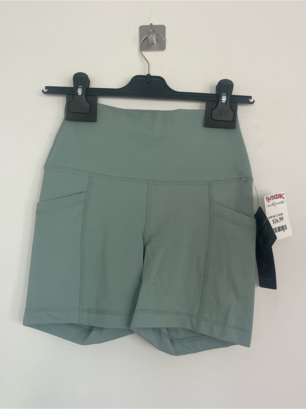 Women’s High-Waist Active Shorts - Sage Green